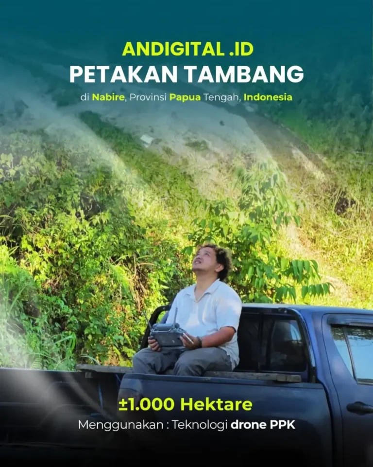 Andigital melakukan pemetaan tambang sekitar seribu hektare di Nabire